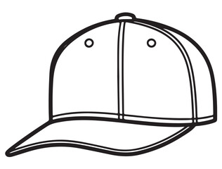BASEBALL HAT SILHOUETTE