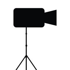 Photo camera icons set. Photography symbol.  Video camera vector icon. Photographing sign. Isolated raster illustration on white background. Movie Sign. Cinema, eps10