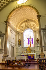 Interior of Church of Santa Maria in Lagos, Algarve, Portugal	
