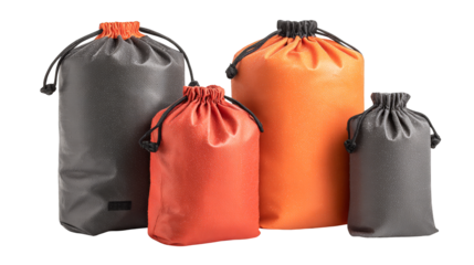 Colorful four of bags, exploring diverse styles and functionality for everyday adventures.