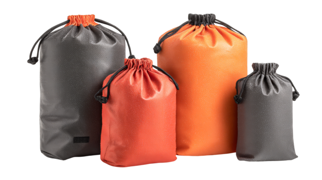 Colorful four of bags, exploring diverse styles and functionality for everyday adventures.