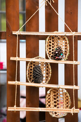 Pine nut decoration