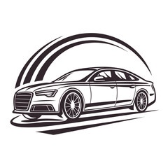 vector illustration of a car