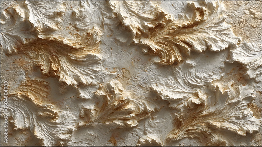 Poster abstract textured surface design with flowing patterns.
