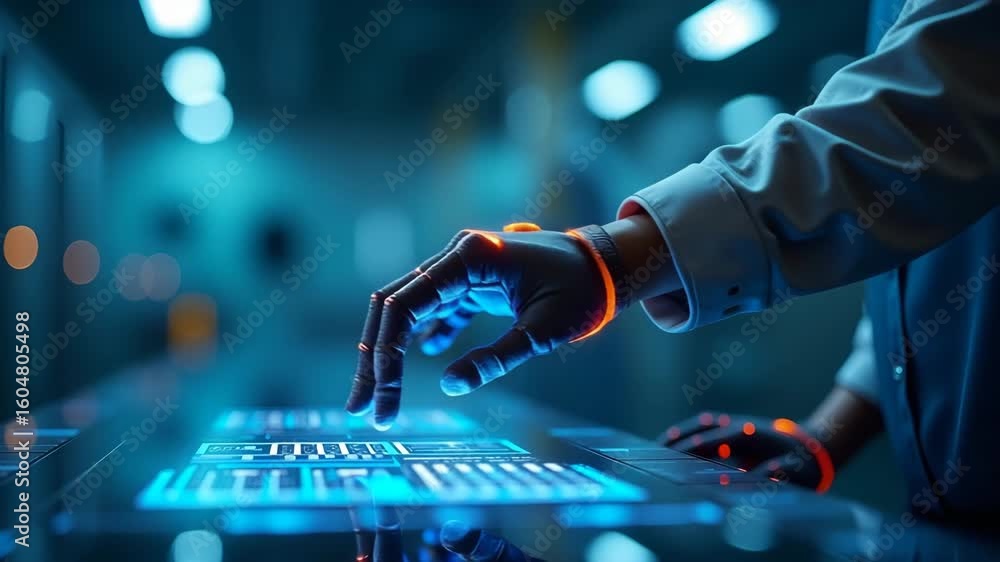 Poster innovative smart robotics solutions: advanced sensor technology & ai control for optimized industria