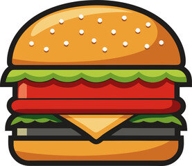 Classic Cheeseburger Icon