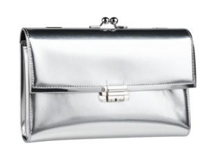 Designer Clutch Bag PNG Isolated on Transparent Background