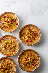 Traditional delicious Turkish dessert; Ashura (Asure)