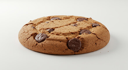 Fototapeta premium Chocolate chip cookie close up