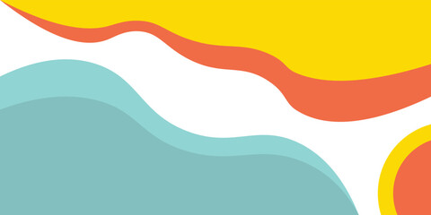 Colorful abstract geometric pop art background with wave pattern. modern vector illustration eps 10