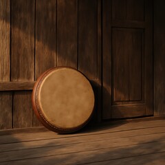 Vintage Malay Kompang in Traditional Cultural Settings