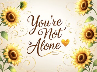 Sunflowers Youre Not Alone. (2)