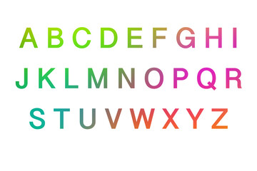 ABC Alphabet PNG Transparent Bubble Letters Design