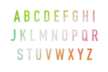ABC Alphabet PNG Transparent Uppercase Icon Set