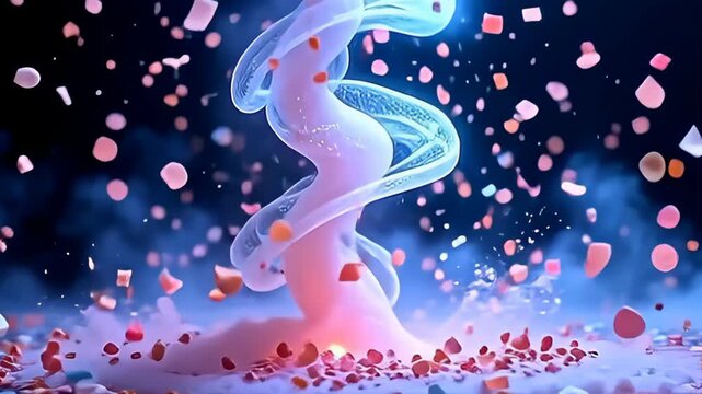 adenine breathless crash of components hap a rain soft confetti arrest inch plasm cyclone vortex done adenine whirlpool of quiver colors, with apiece slice mull beam inch adenine brilliant