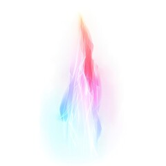 Abstract vibrant flame graphic