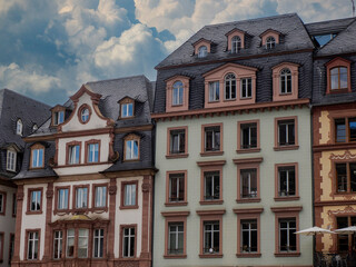Fototapeta premium Mainz Germany historic building detail close up