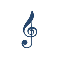 Fototapeta premium Music note design in simple and elegant style, perfect for artistic projects
