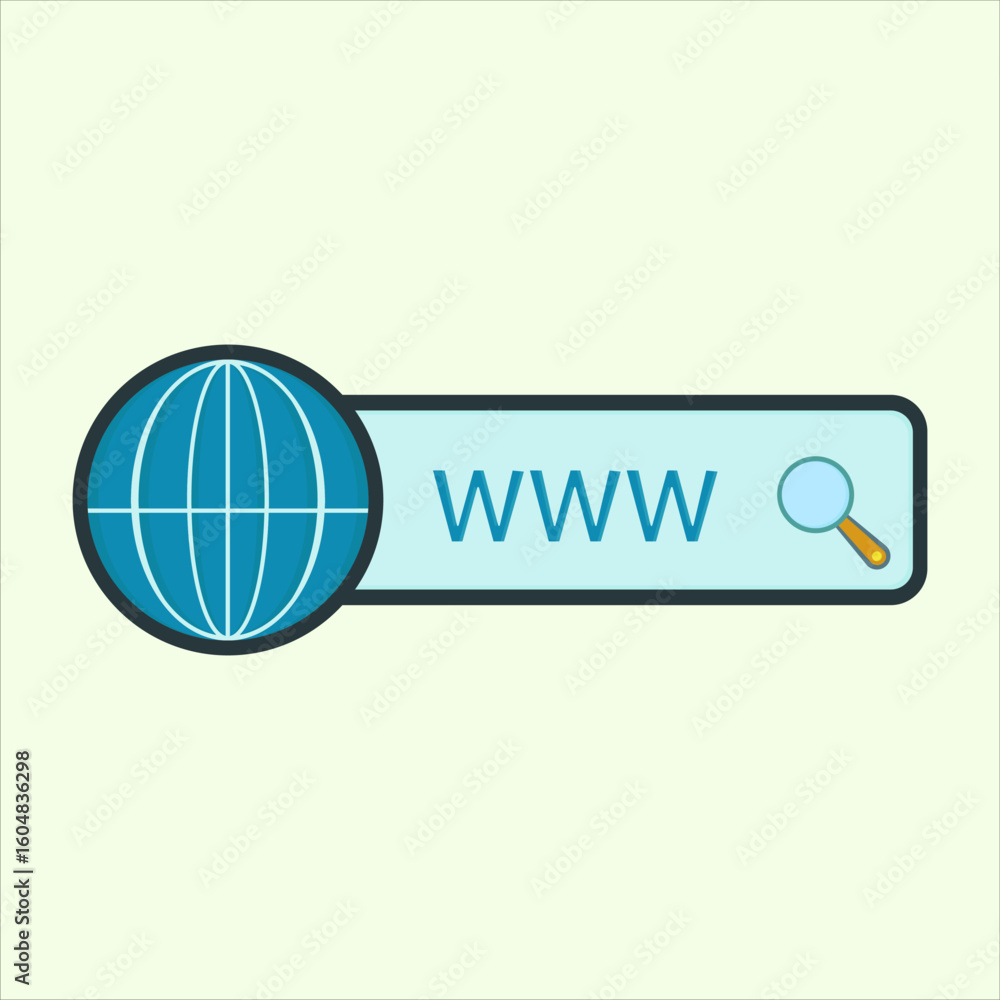 Poster web search icon. icon related to design elements. suitable for web site, app, user interfaces,elemen