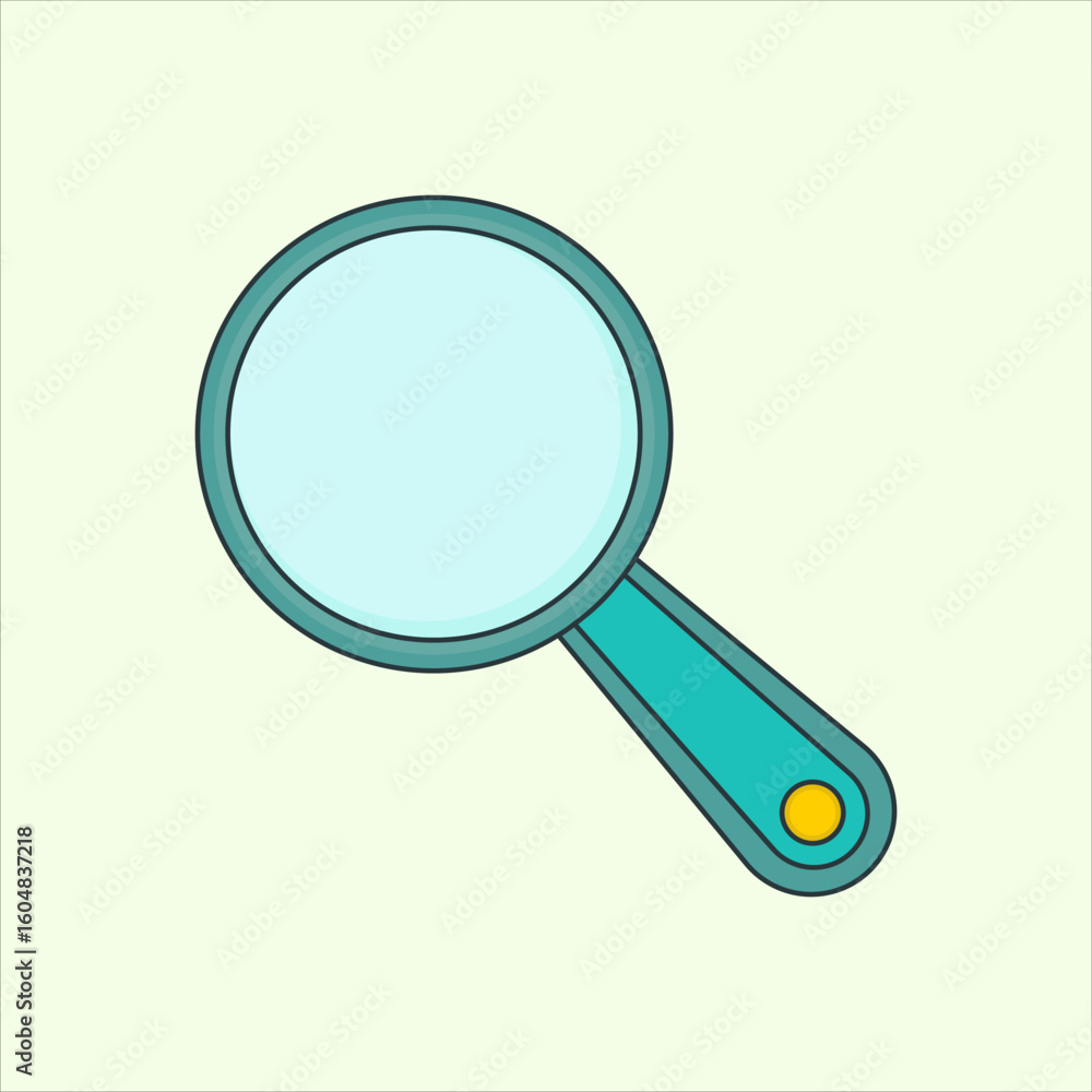 Poster magnifying glass icon. icon related to design elements. suitable for web site, app, user interfaces,