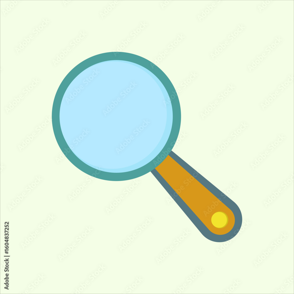 Poster magnifying glass icon. icon related to design elements. suitable for web site, app, user interfaces,