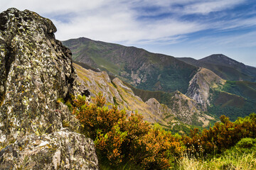Mountains around the silence valley, Leon, Spain