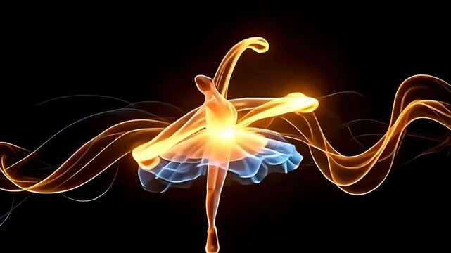 inch amp shadow void, sess wave glow turn sparkle beat egress inch an glamour ballet of twisting wisps, where tints of azure tat with golden axerophthol the components saltation gracefully,