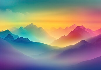 Fototapeta premium Blurred background of rainbow colors for design and presentation