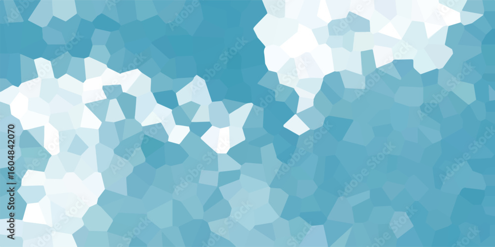 Aufkleber abstract blue and white mosaic background texture for digital design and artistic projects displayin