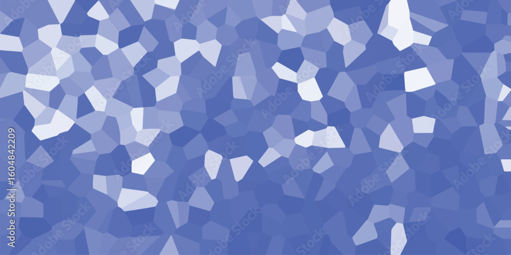Aufkleber abstract geometric blue mosaic with various shade transitions for background and design elements sui