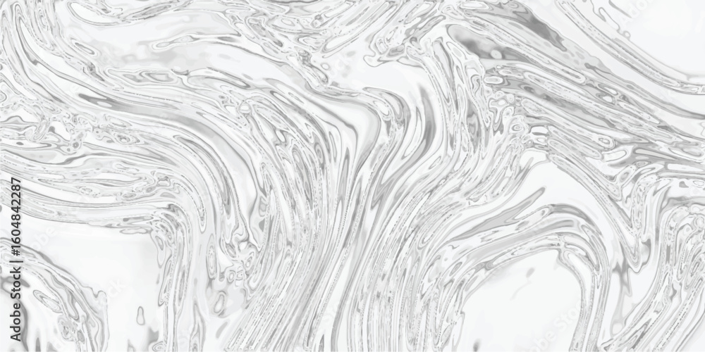 Poster abstract fluid texture of swirling gray and white colors creating a modern and elegant design elemen