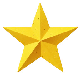 Obraz premium PNG Yellow starry symbol paper transportation.