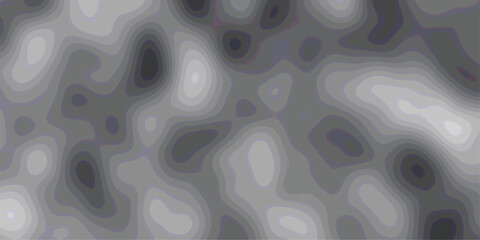 Abstract topographic map illustration of a conceptual landscape showing contours and elevation changes in a grayscale format for various design applications
