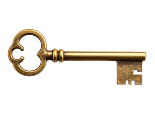 Intriguing gold key with keyhole png dynamic antique metallic accessory png captivati
