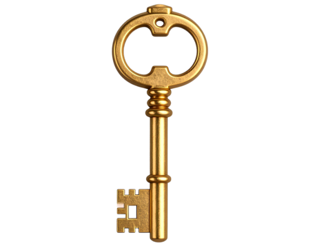 Intriguing gold key with keyhole png dynamic antique metallic accessory png captivati