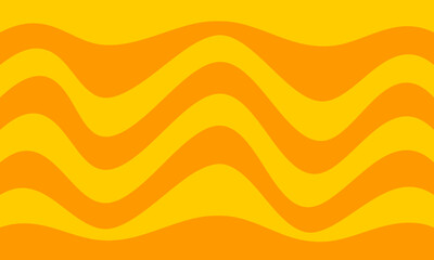orange yellow stripes lines wave curves funny style flag curtain graphic abstract background