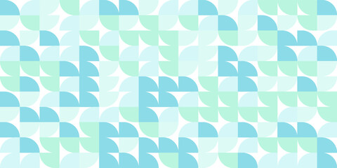 Minimalist banner background. Green and blue gradient. Abstract geometric background. Simple design.