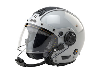 pilot s helmet isolated on white background PNG, AI GENERATED
