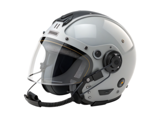 pilot s helmet isolated on white background PNG, AI GENERATED