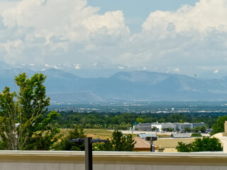 Beautiful Skies, Gorgeous Mountains, and a hint of Buildings!