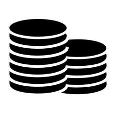 Stack of Coins Symbolizing Savings, Finance, Investment and Economic Growth Concepts