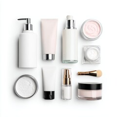 A variety of cosmetics products