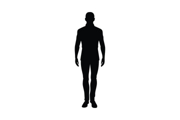  man silhouette vector illustration