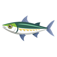 Stylized anchovy fish silhouette a simple and clean graphic representation isolated on white background