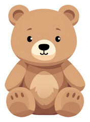 Naklejka premium PNG Teddy bear mammal toy representation.