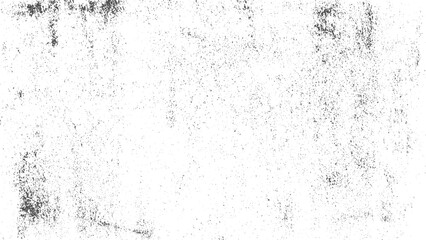 Distressed halftone grunge black and white vector texture -texture of concrete floor background. 