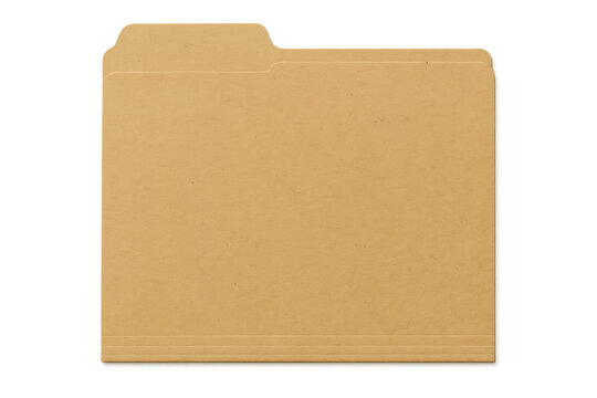 Manila folder sitting closed against transparent surface, representing document storage and filing organization system