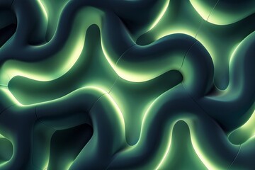 pattern with neon light 