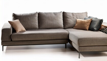 modern sectional sofa closeup