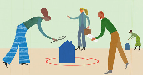 People choosing house